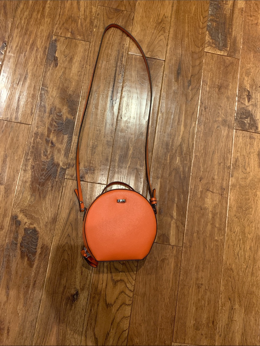 London Fog Orange Round Crossbody Bag - Women's Shoulder Bag
